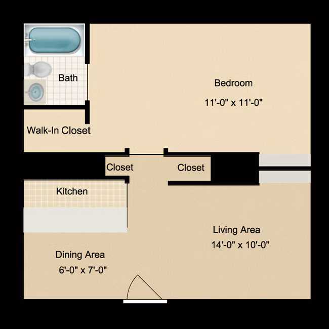 Unit 219 219 floor plan